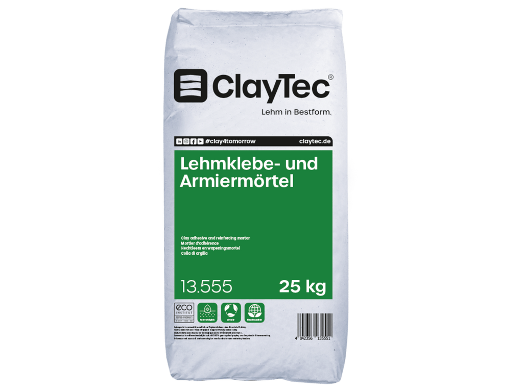 Lehmklebe- und Armiermörtel