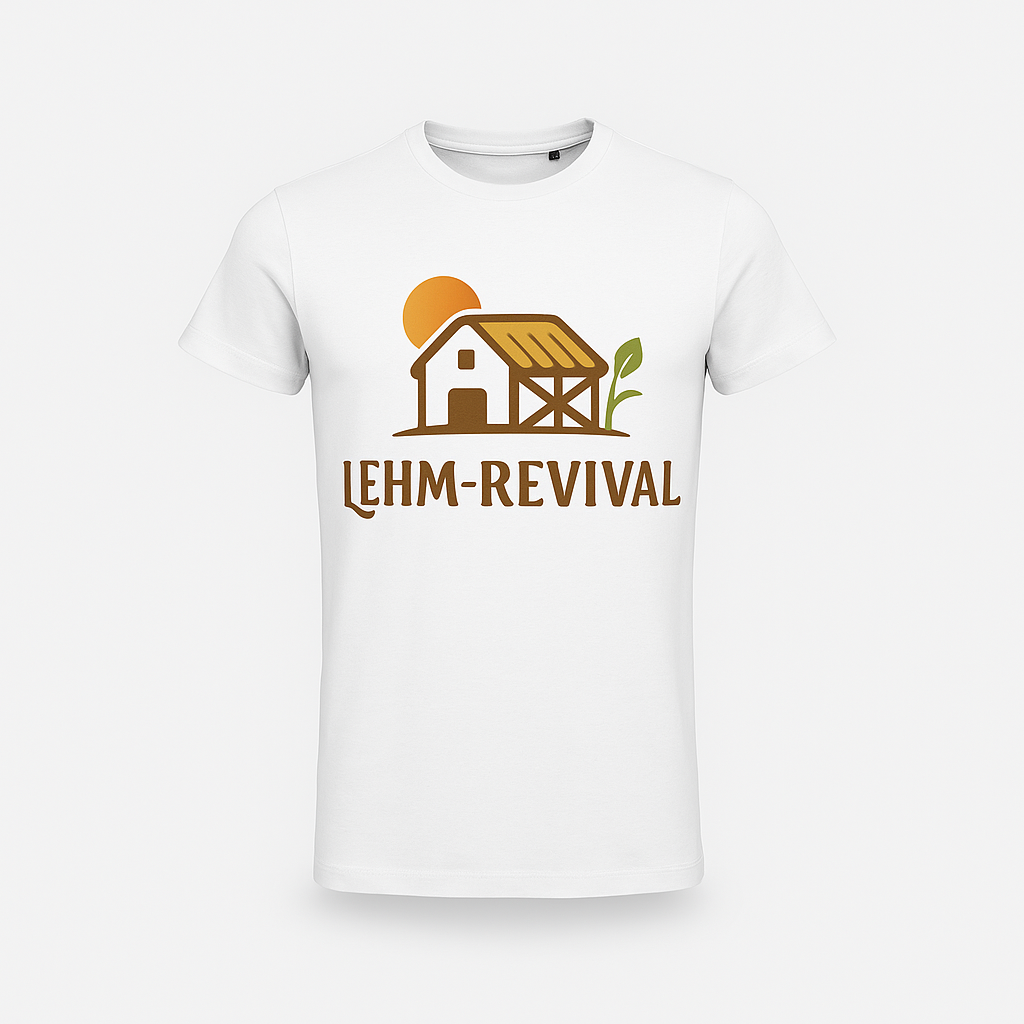 T-Shirt Lehm-Revival aus Biobaumwolle Herren