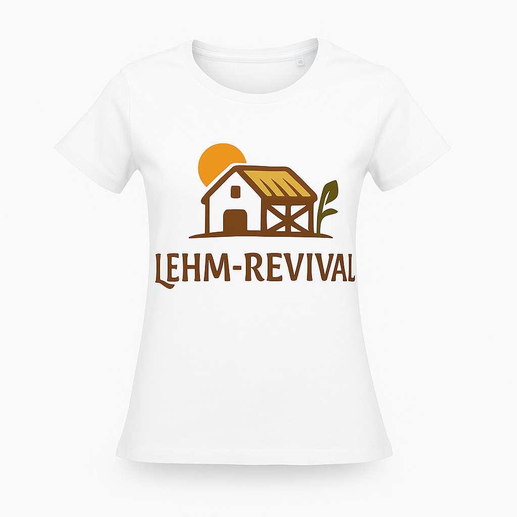 T-Shirt Lehm-Revival aus Biobaumwolle Damen