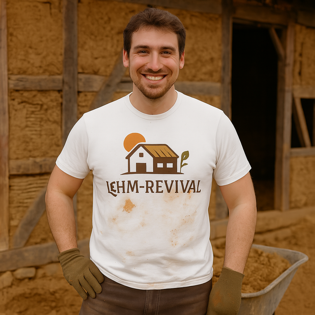 T-Shirt Lehm-Revival aus Biobaumwolle Herren