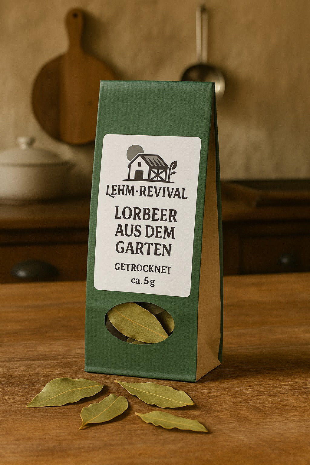 Lorbeerblätter aus dem Garten